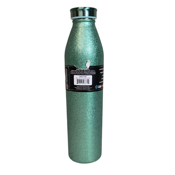 NEW Tal hydration Glitter Mint Green 20oz Double Wall Insulated Beverage Bottle - Picture 3 of 8